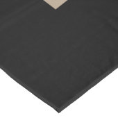 Burchell's Coucal Tischdecke (Schrägansicht)