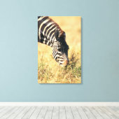Burchells Zebra 2 Leinwanddruck (Insitu (Holzboden))