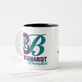 Burckhardt Books Logo Kaffeetasse | Geschenk für B (Vorderseite Links)