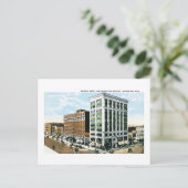 Burdick Hotel, Kalamazoo, Michigan Postkarte (Stehend Vorderseite)