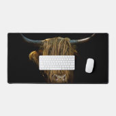 Bureaumat beschermer portret Schotse hooglander  Schreibtischunterlage (Tastatur & Maus)