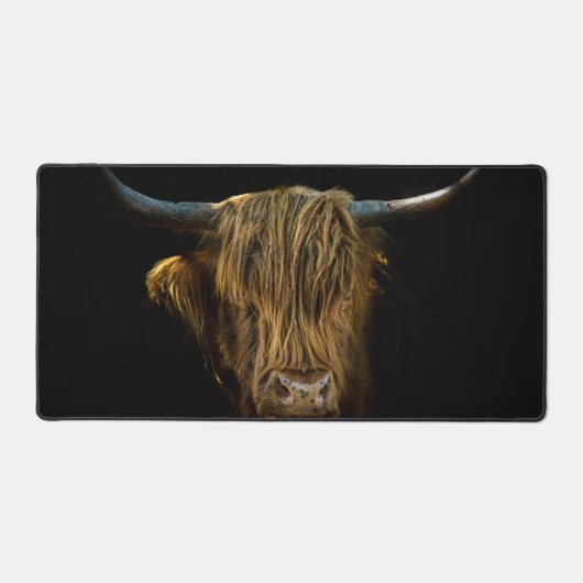 Bureaumat beschermer portret Schotse hooglander Schreibtischunterlage (Vorderseite)