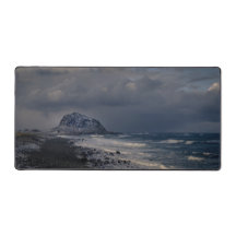 Bureaumat foto Vesteralen strand zee