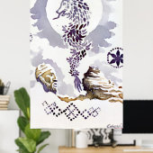 Burebista, der Dakische Wolf und der Sphynx Poster (Heimbüro)