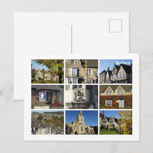 Burford Postkarte (Vorne/Hinten)