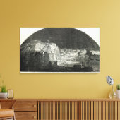 Burfords neues Panorama von Neapel durch Mondlicht Leinwanddruck (Insitu (Wohnzimmer))