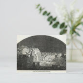 Burfords neues Panorama von Neapel durch Mondlicht Postkarte (Stehend Vorderseite)