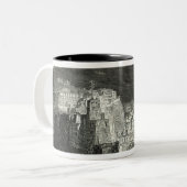 Burfords neues Panorama von Neapel durch Zweifarbige Tasse (Vorderseite Links)