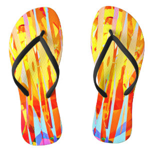 Burful Hues Mix Badesandalen