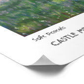 Burg Abergavenny Schloss Wiesen Poster (Ecke)