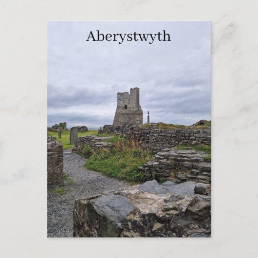Burg Aberystwyth Postkarte (Vorderseite)