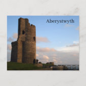 Burg Aberystwyth Postkarte (Vorderseite)