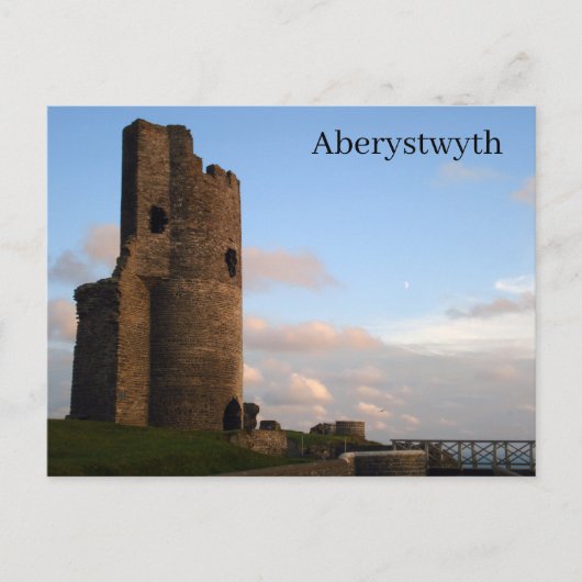 Burg Aberystwyth Postkarte (Vorderseite)