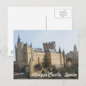Burg Alcazar Postkarte (Vorne/Hinten)