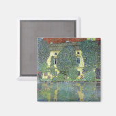 Burg am Attersee von Gustav Klimt Magnet (Vorderseite/Rückseite)