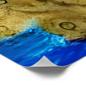 Burg am Fels am Meer | AI Art Poster (Ecke)