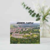 Burg Arundel und Umgebung Postkarte (Stehend Vorderseite)