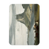 Burg auf der Heiligen Insel, Northumberland, von " Magnet (Vertikal)