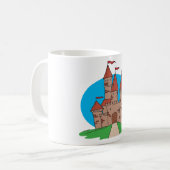 Burg auf einem Hügel Kaffeetasse (Vorderseite Links)