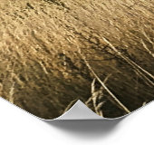 Burg auf einem Hügel Poster (Ecke)