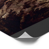 Burg Bamburgh Northumberland by Thomas Girtin (B) Poster (Ecke)