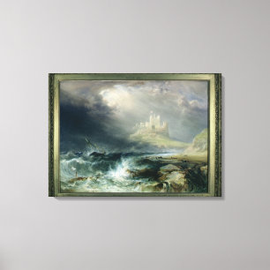 Burg Bamburgh, Northumberland Leinwanddruck