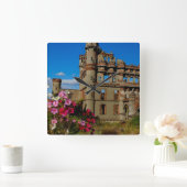 Burg Bannerman auf der Insel Bannerman Quadratische Wanduhr (Zuhause)