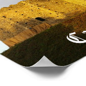 Burg bei Sunset Poster (Ecke)