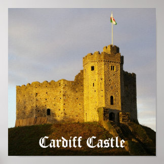 Burg bei Sunset Poster