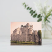 Burg Belgien Postkarte (Stehend Vorderseite)