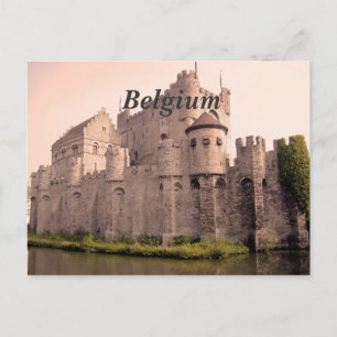 Burg Belgien Postkarte