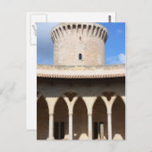 Burg Bellver Postkarte (Vorne/Hinten)