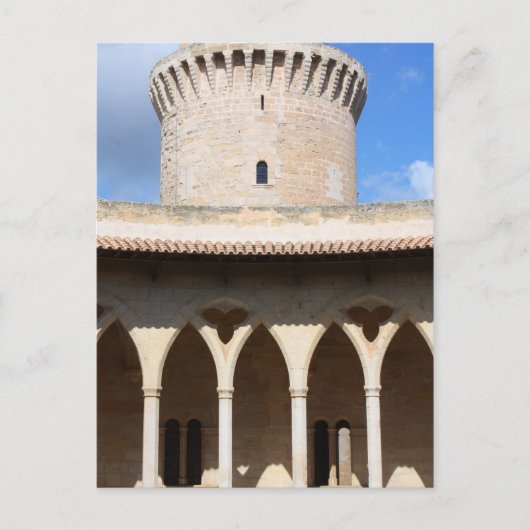 Burg Bellver Postkarte (Vorderseite)