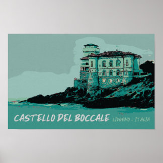 Burg Boccale, Toskana-Sehenswürdigkeit, Italien Poster