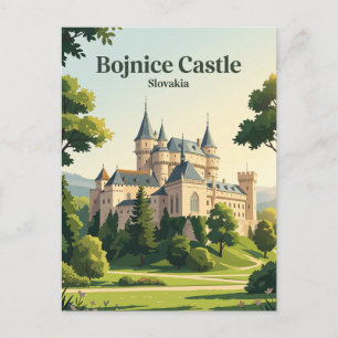 Burg Bojnice Slowakei Postkarte