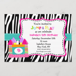 Burg Bounce House Einladung