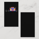 Burg Bouncy Heartbeat Visitenkarte (Vorne/Hinten)