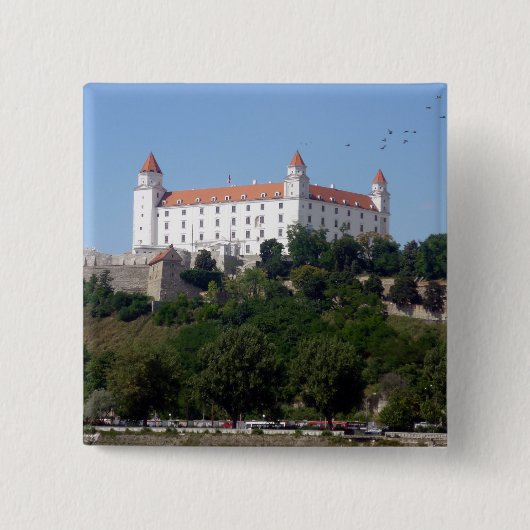 Burg Bratilava Button (Vorderseite)
