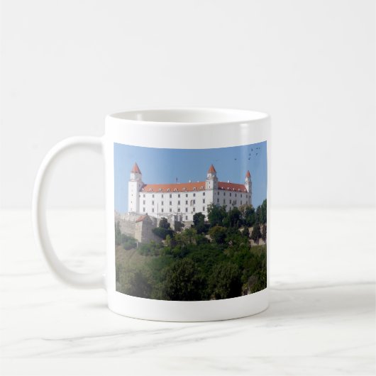 Burg Bratilava Kaffeetasse (Links)