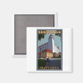 Burg Bratislava Magnet (Vorderseite/Rückseite)
