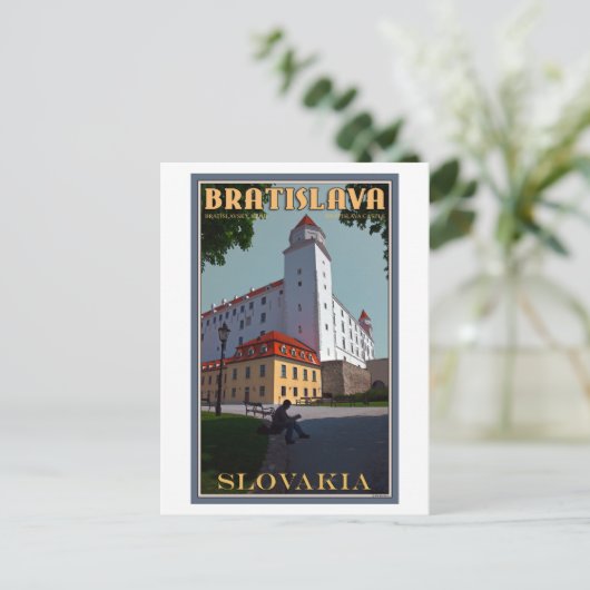 Burg Bratislava Postkarte (Stehend Vorderseite)
