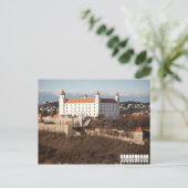 Burg Bratislava Postkarte (Stehend Vorderseite)