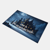 Burg Burg Cold Night Fußmatte (Schrägansicht)