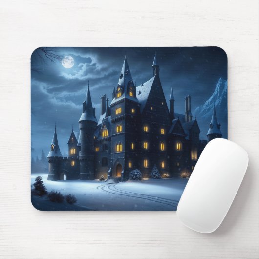 Burg Burg Cold Night Mousepad (Mit Mouse)