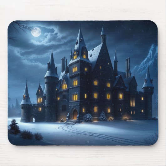 Burg Burg Cold Night Mousepad (Vorne)