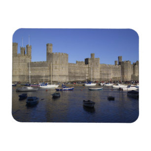 Burg Caernarfon, Gwynedd, Wales (RF) Magnet