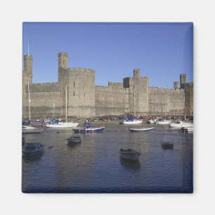 Burg Caernarfon, Gwynedd, Wales (RF) Magnet