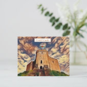Burg Cardiff Wilhelm Tell Postkarte (Stehend Vorderseite)