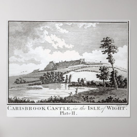 Burg Carisbrook, auf der Isle of Wight Poster (Vorne)