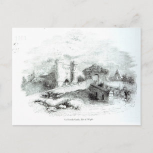 Burg Carisbrook, Isle of Wight Postkarte